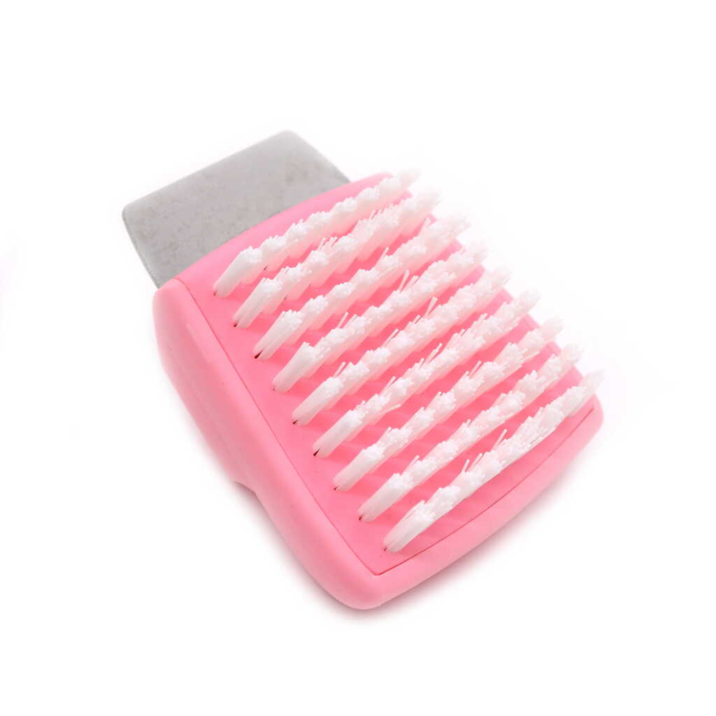 Salt Block Cleaning Brush - pink