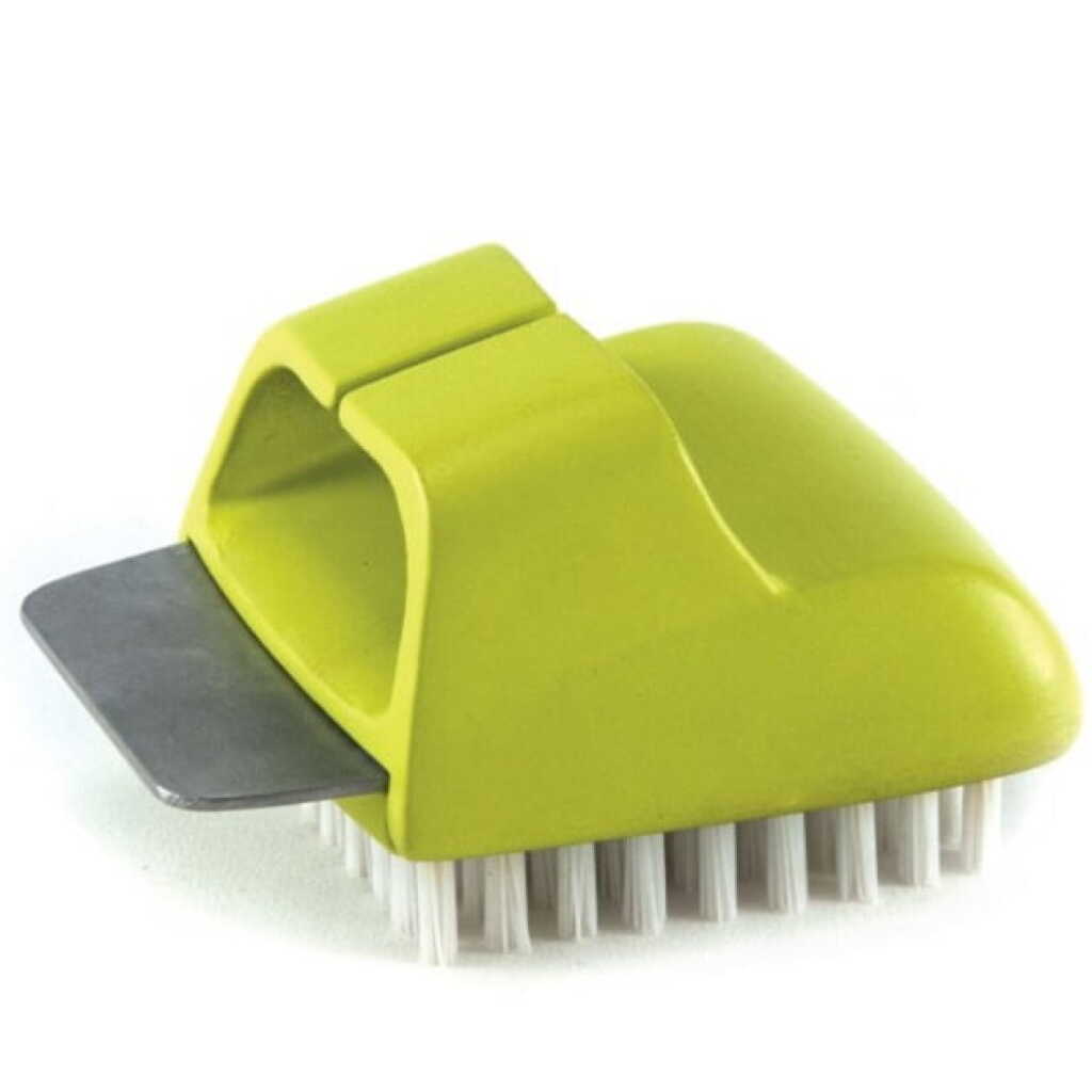 Salt Block Cleaning Brush - green