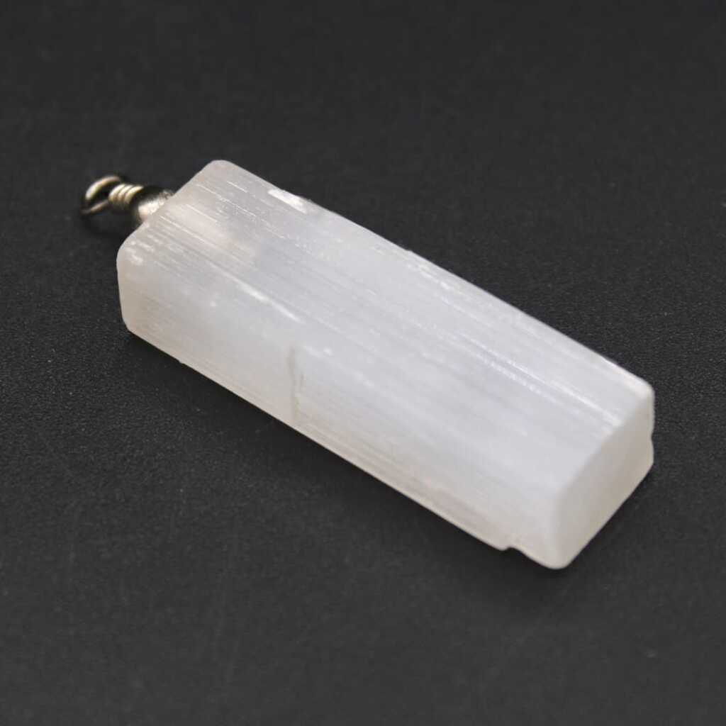 Selenite Pendant - Natural Block