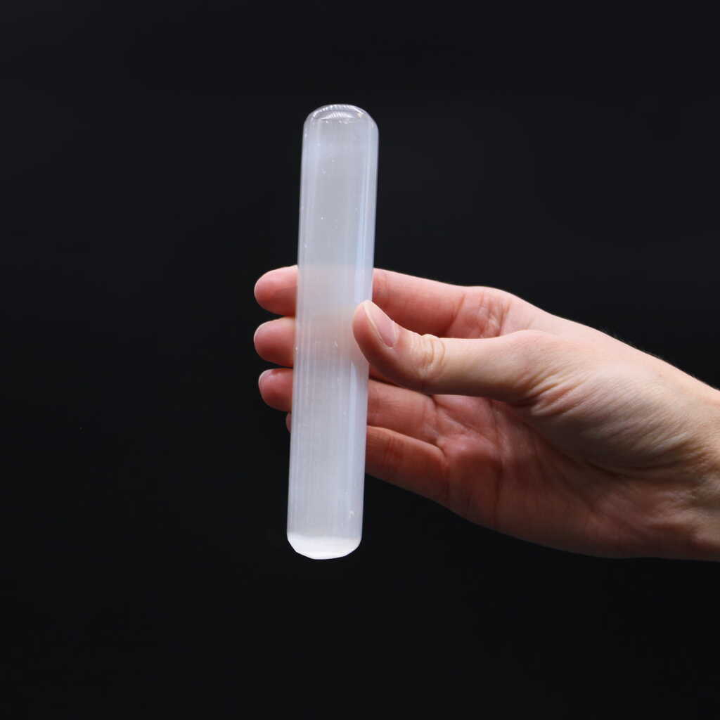 Selenite Wand - Round Ends -16cm