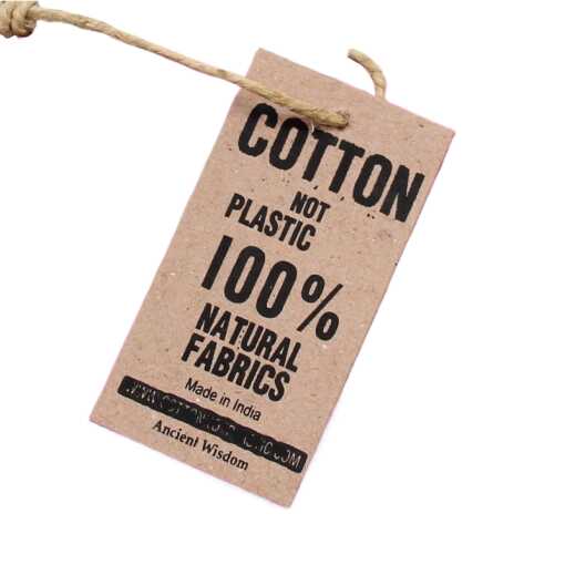 100% Cotton - NOT plastic