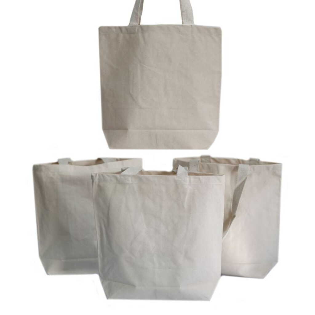 Eco Cotton Bags - three plus one