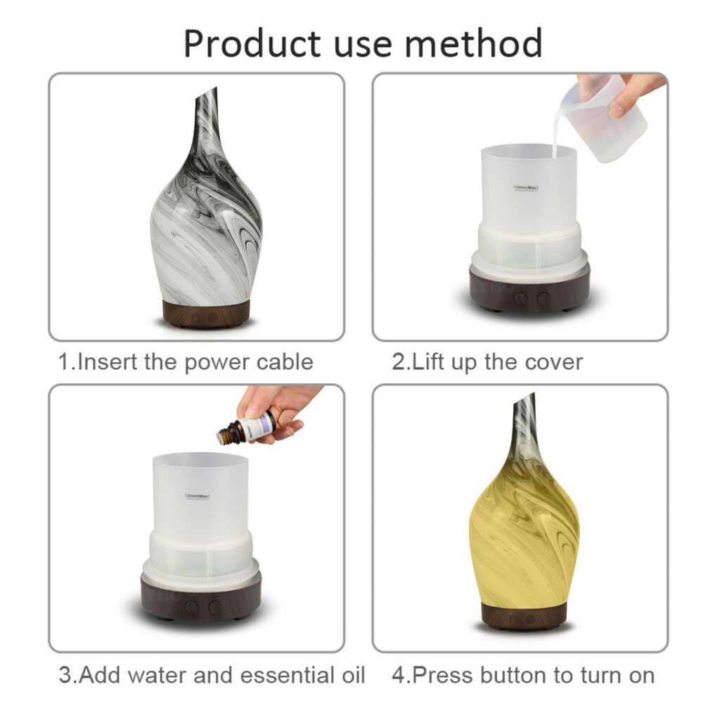 Aroma Atomiser - abstract grey colour - instructions