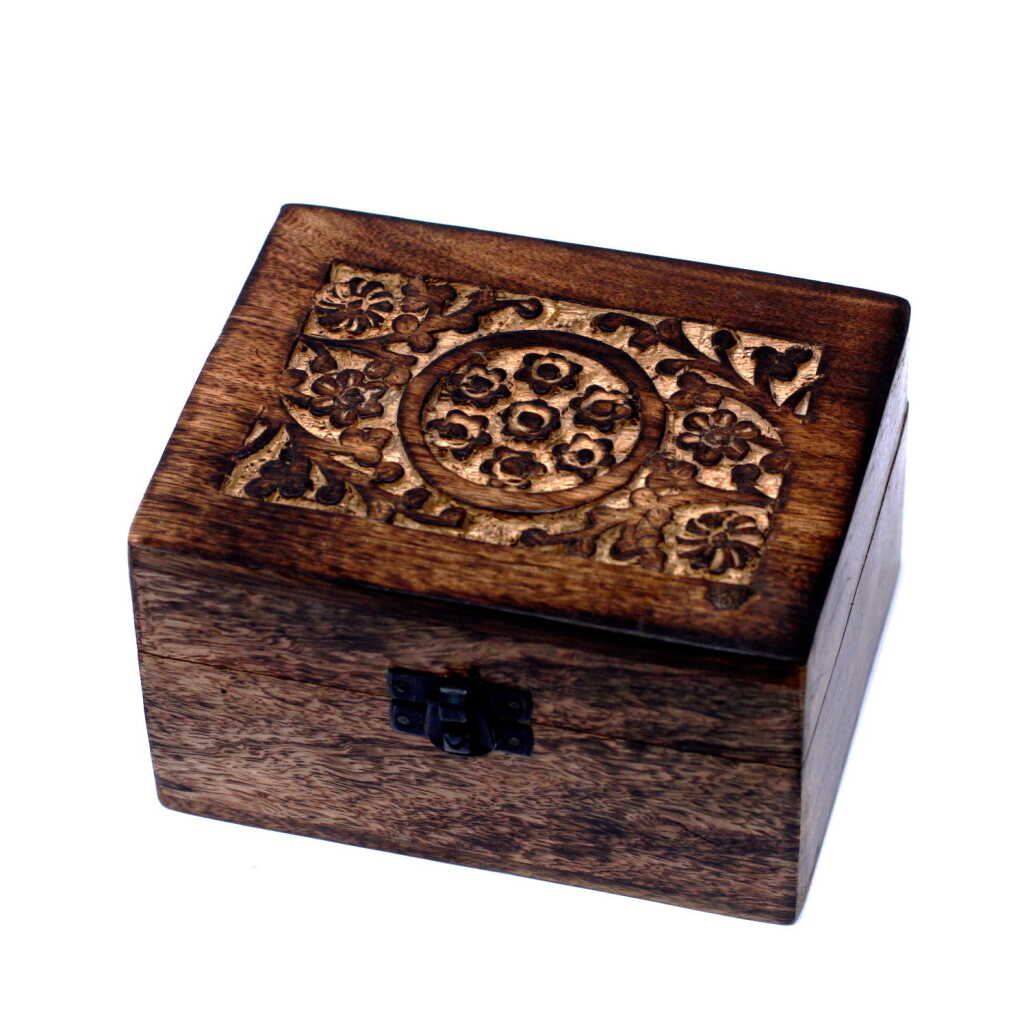Mango Aromatherapy Box - Floral (holds 12 bottles)