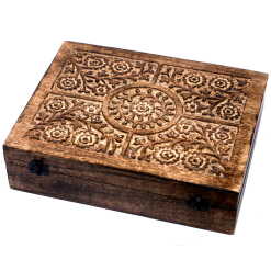 Mango Aromatherapy Box - Floral (holds 80 bottles)