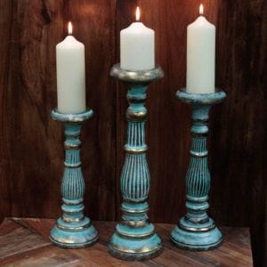 vintage style candlesticks
