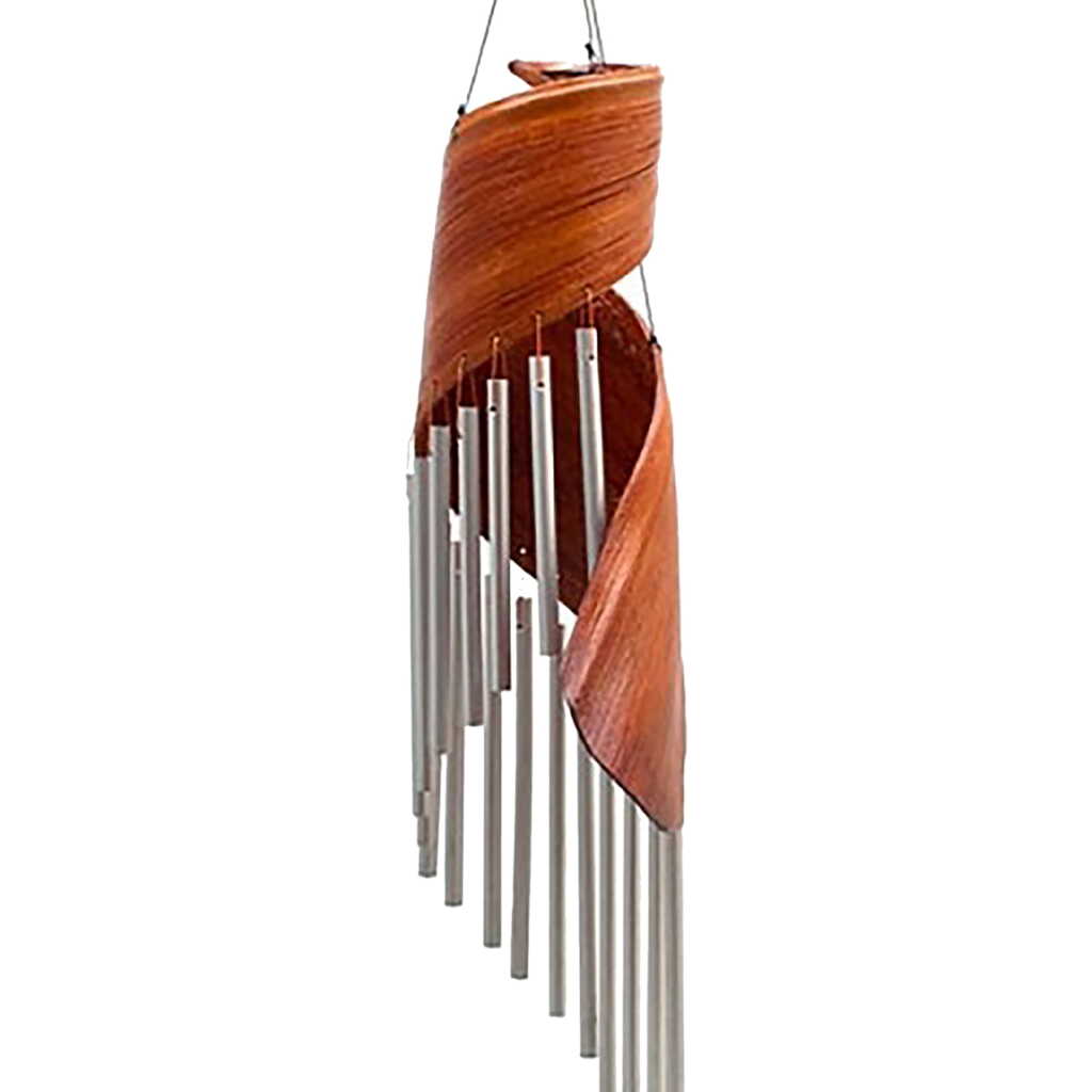 natural coloured coconut leaf wind chime
