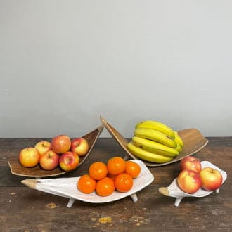 coconut leaf fruit bowls