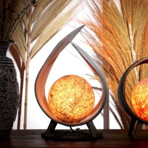 coconut leaf lamp