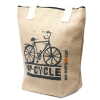 A jute bag - up cycle logo