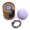 Amethyst Gemstone Bracelets Bath Bomb - Lavender and Tea Tree