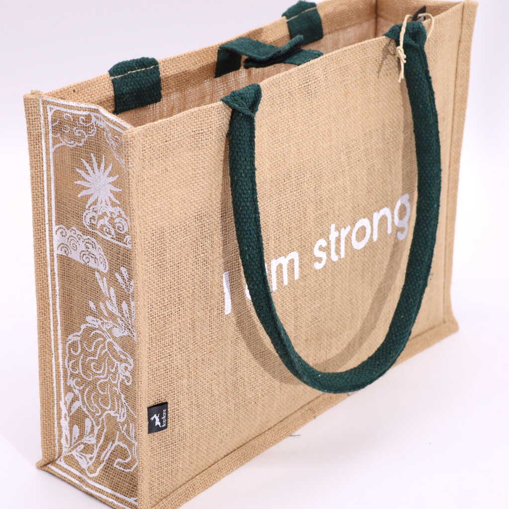hop hare jute bag