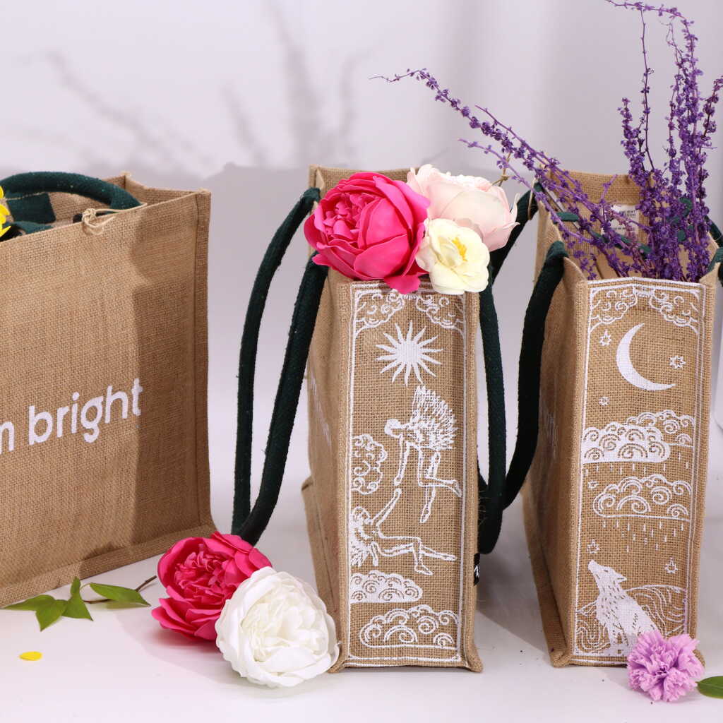 hop hare jute bags