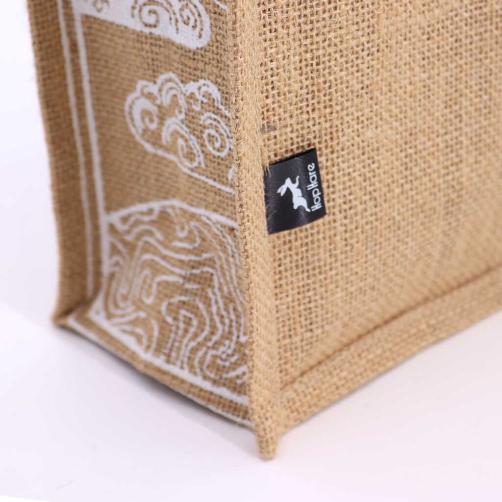 hop hare jute bag