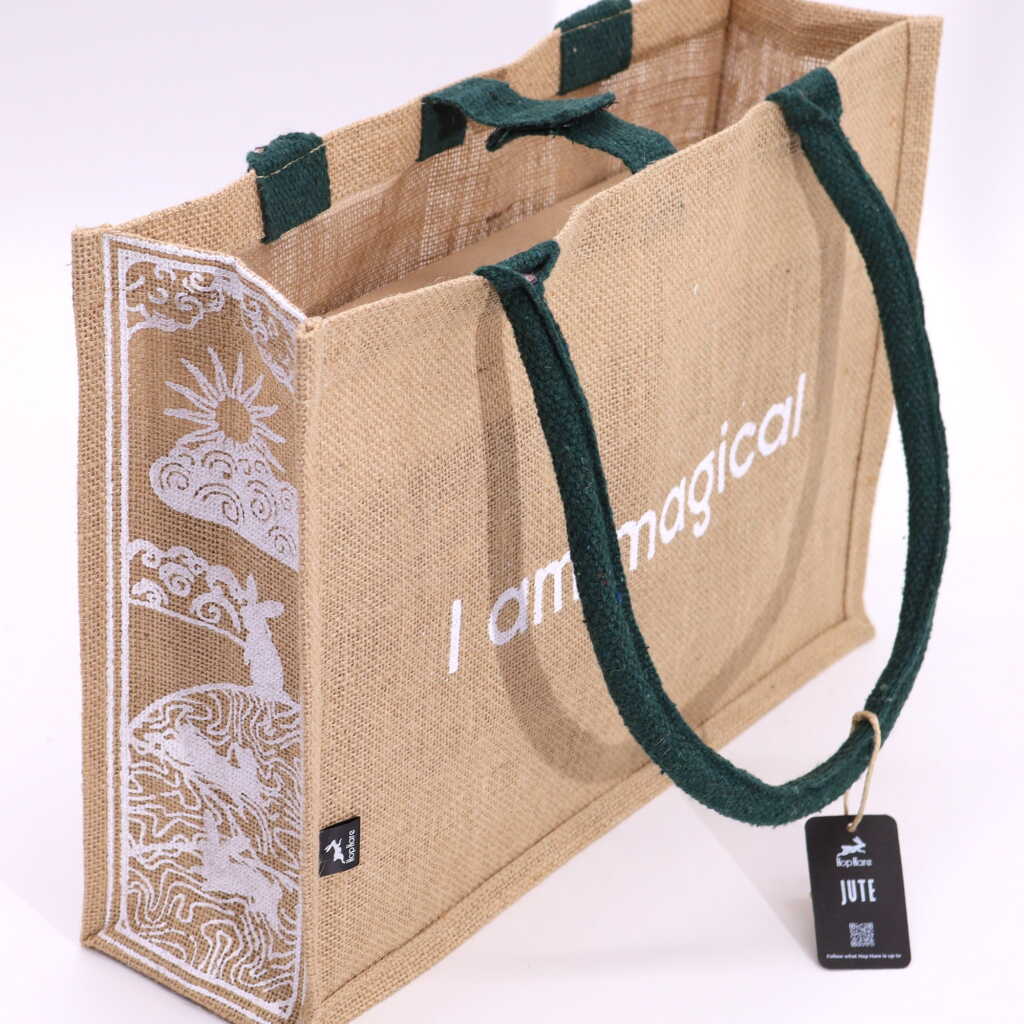 hop hare jute bag - I am magical