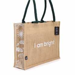 hop hare jute bag - I am bright