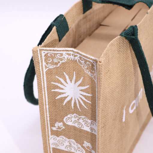 hop hare jute bag - I am bright