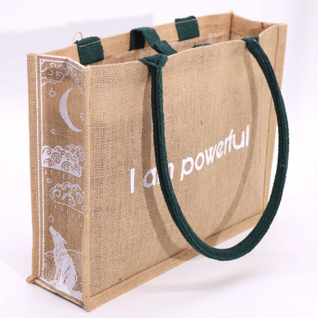 hop hare jute bag - I am powerful