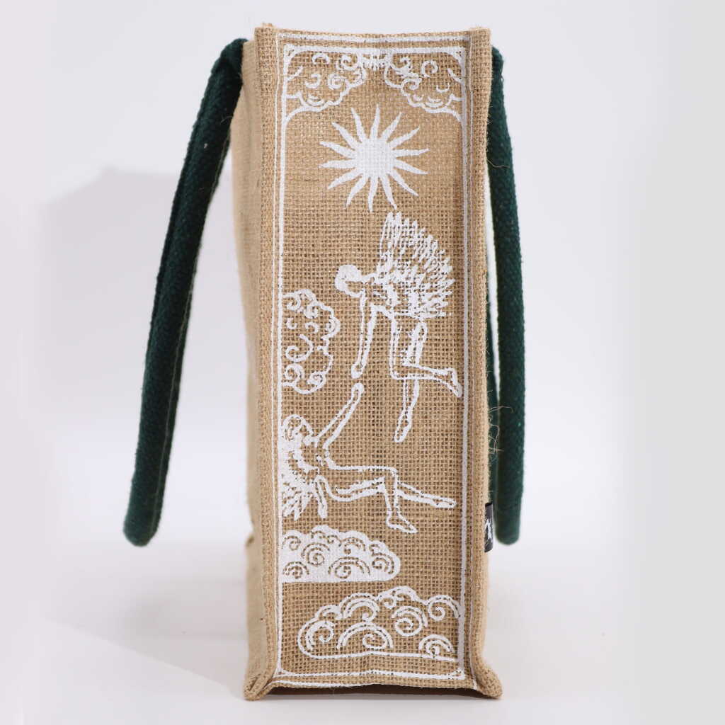 hop hare jute bag - I am loved