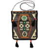 kilim festival bag - pale grey