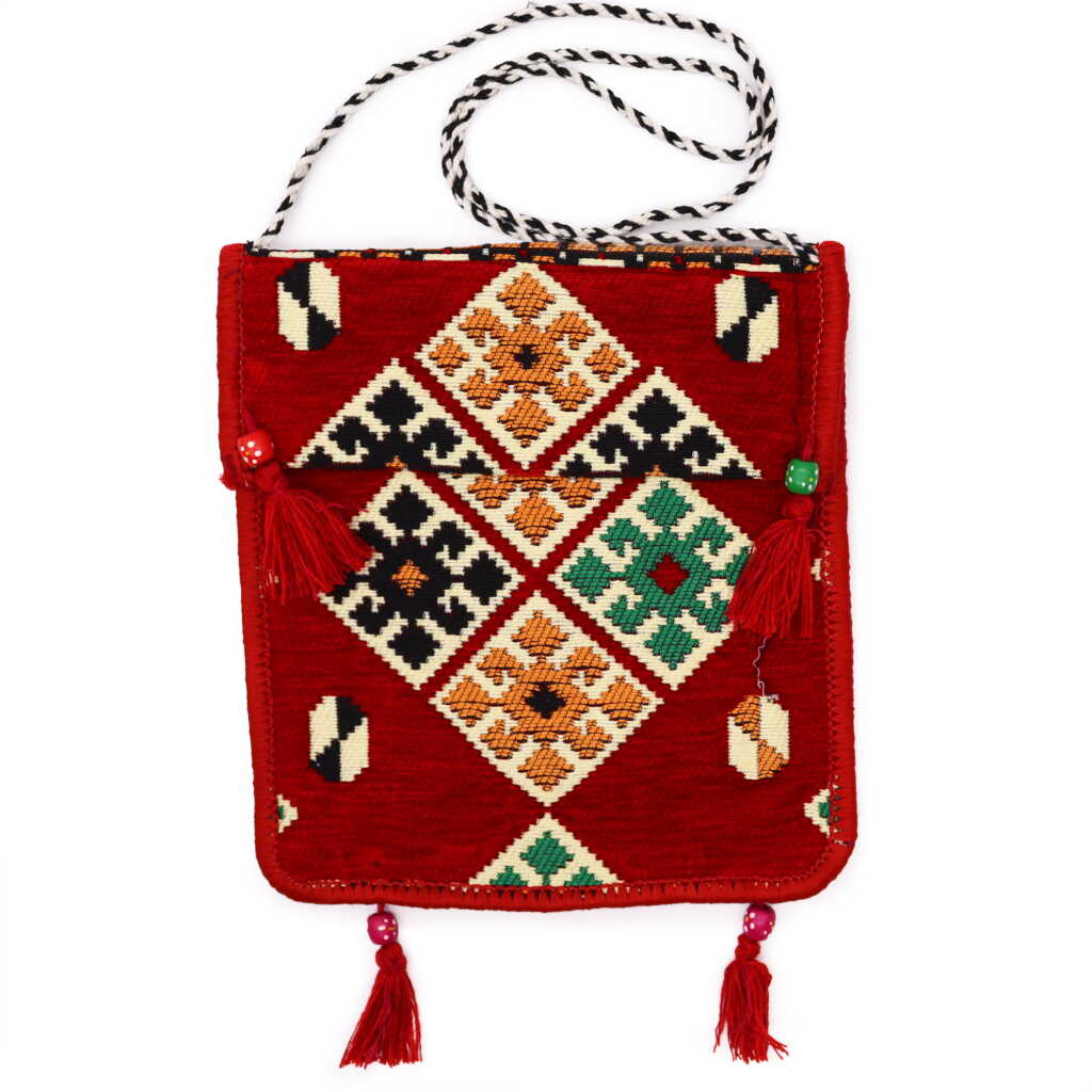 kilim festival bag - red