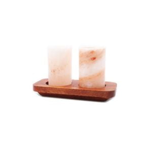 two shot glasses