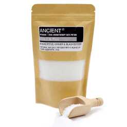 a 350g pack of white, Colds and Flu Aromatherapy Bath Potion