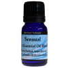 sensual essential oil blend in a blue 10ml bottle