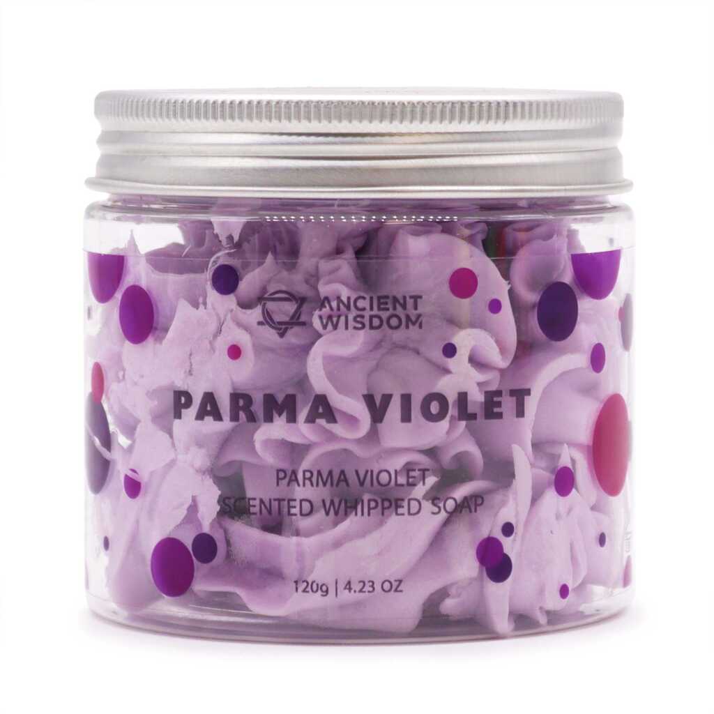 parma violet scented whipped soap - violet