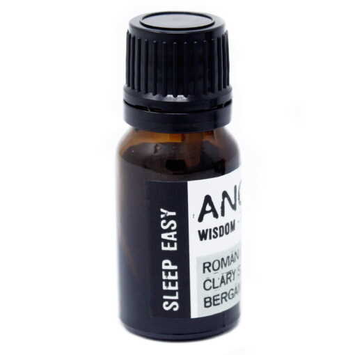 an Aromatherapy Essential oil blend of Roman Chamomile, Clary Sage and Bergamot in a 10ml bottle