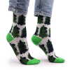 a pair of bali buddha hop hare bamboo socks being worn.