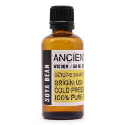 aromatherapy base oil - 50ml bottle of soya bean oil