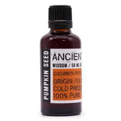 aromatherapy base oil - 50ml bottle of pumpkin seed oil