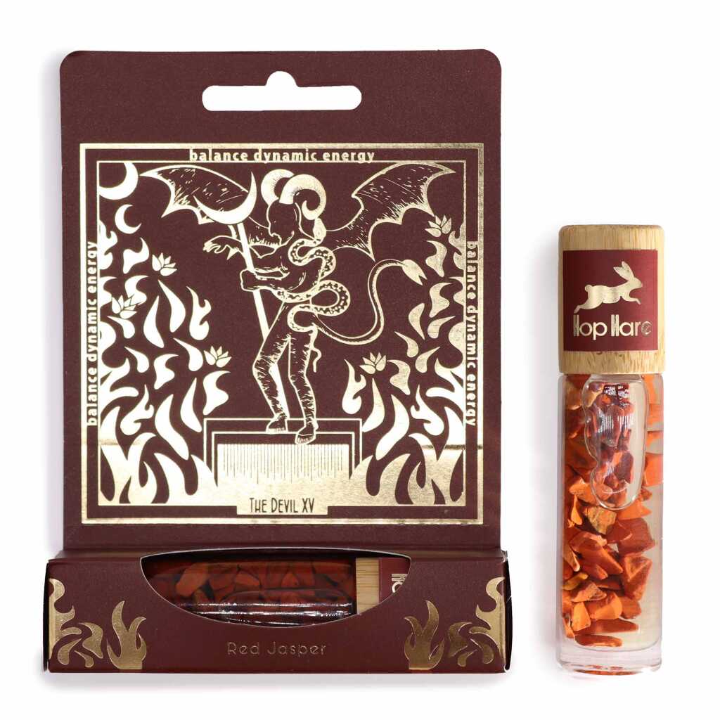 Hop Hare essential oil roll-on with red jasper infusion