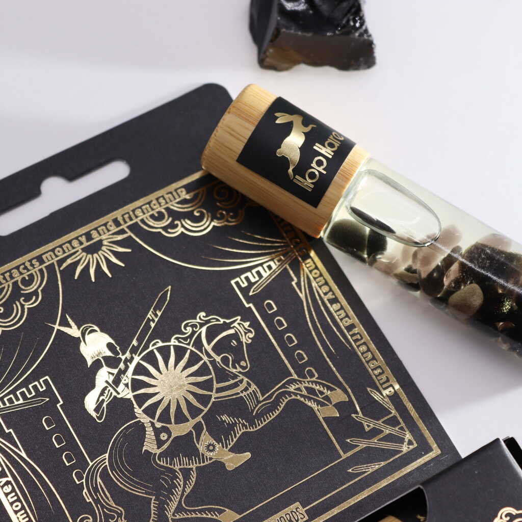 Hop Hare essential oil roll-on with black tourmaline infusion
