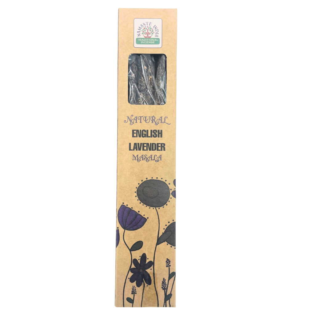 a packet of natural botanical masala incense sticks