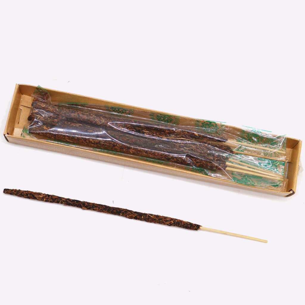 a packet of natural botanical masala incense sticks