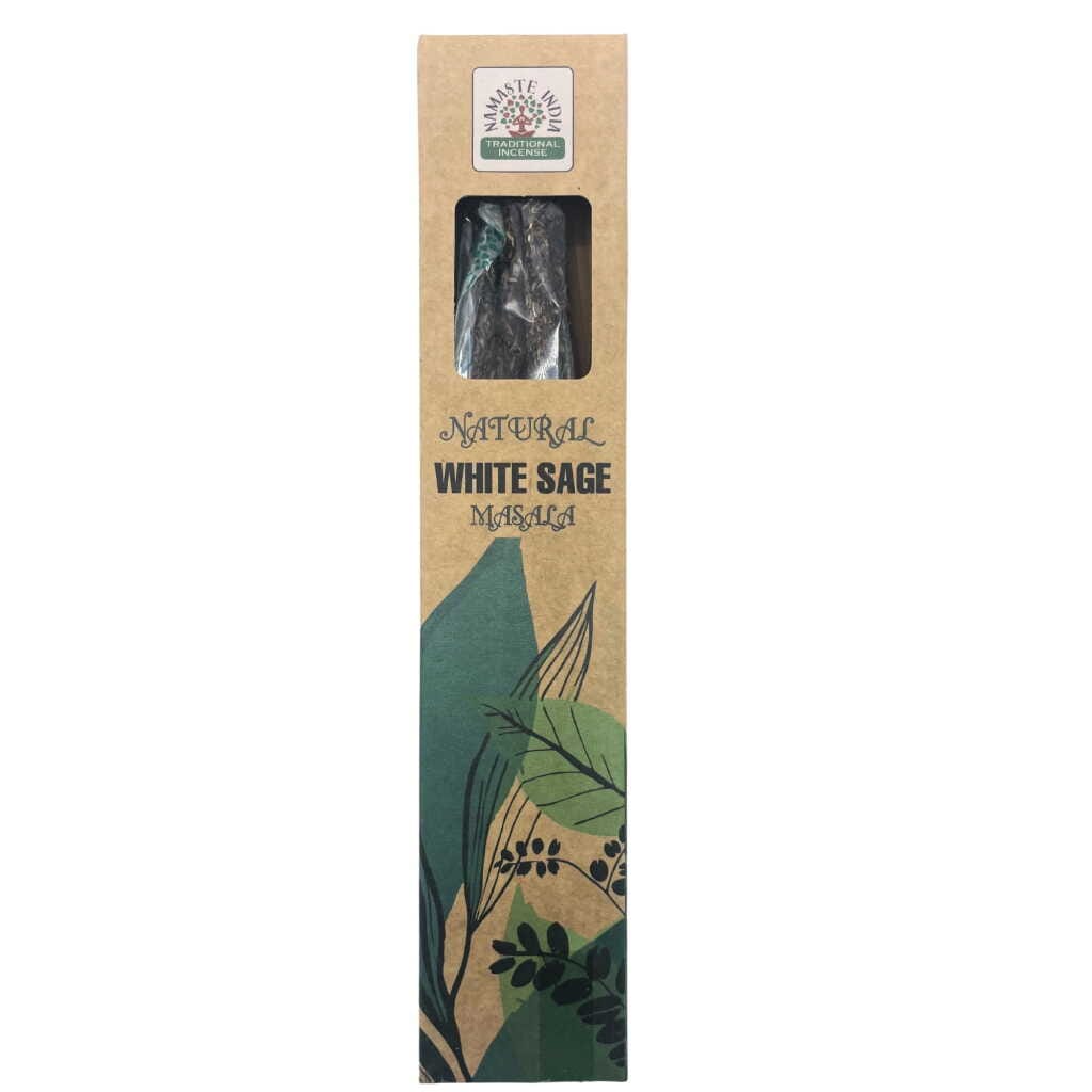 a packet of natural botanical masala incense sticks - White Sage