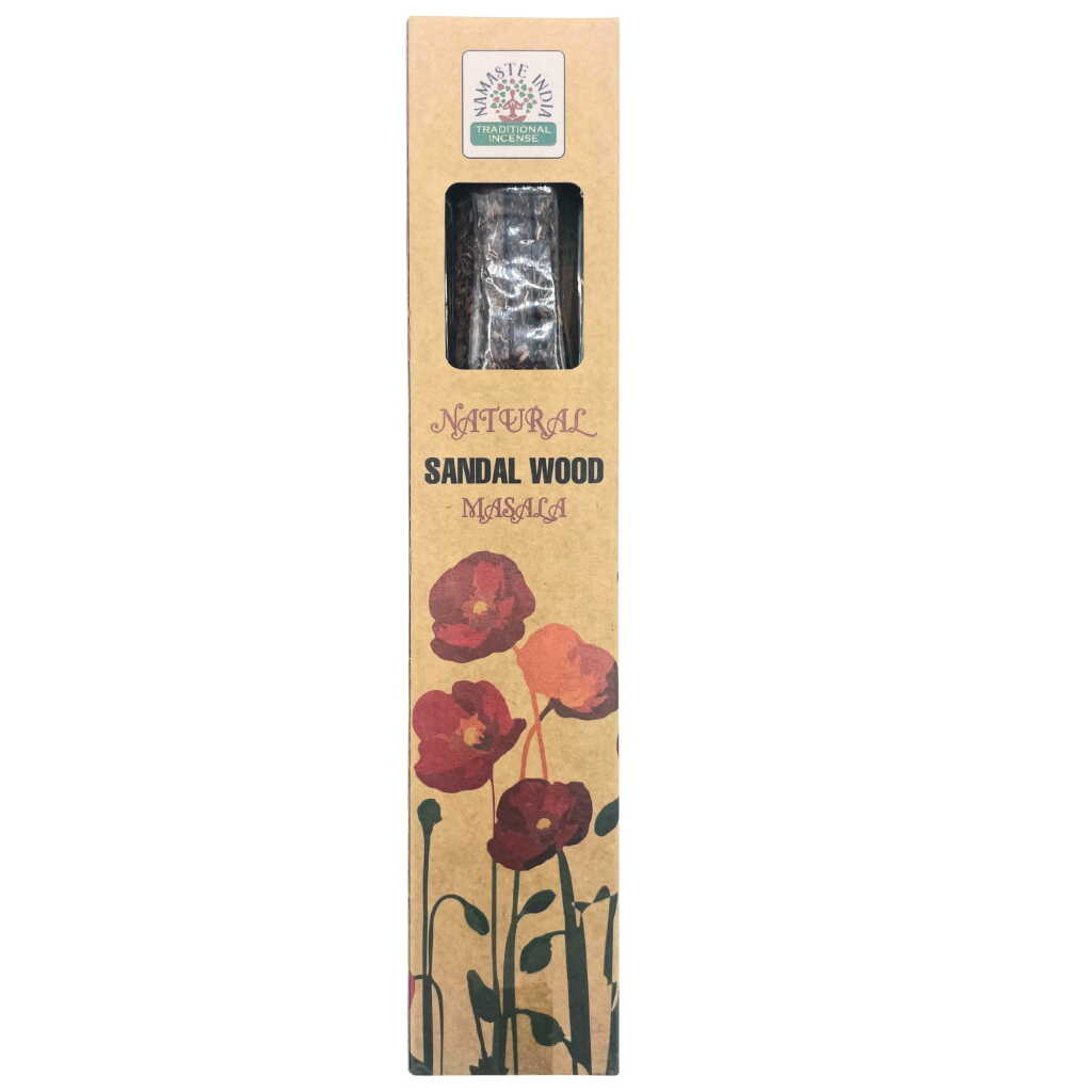 a packet of natural botanical masala incense sticks - Sandalwood