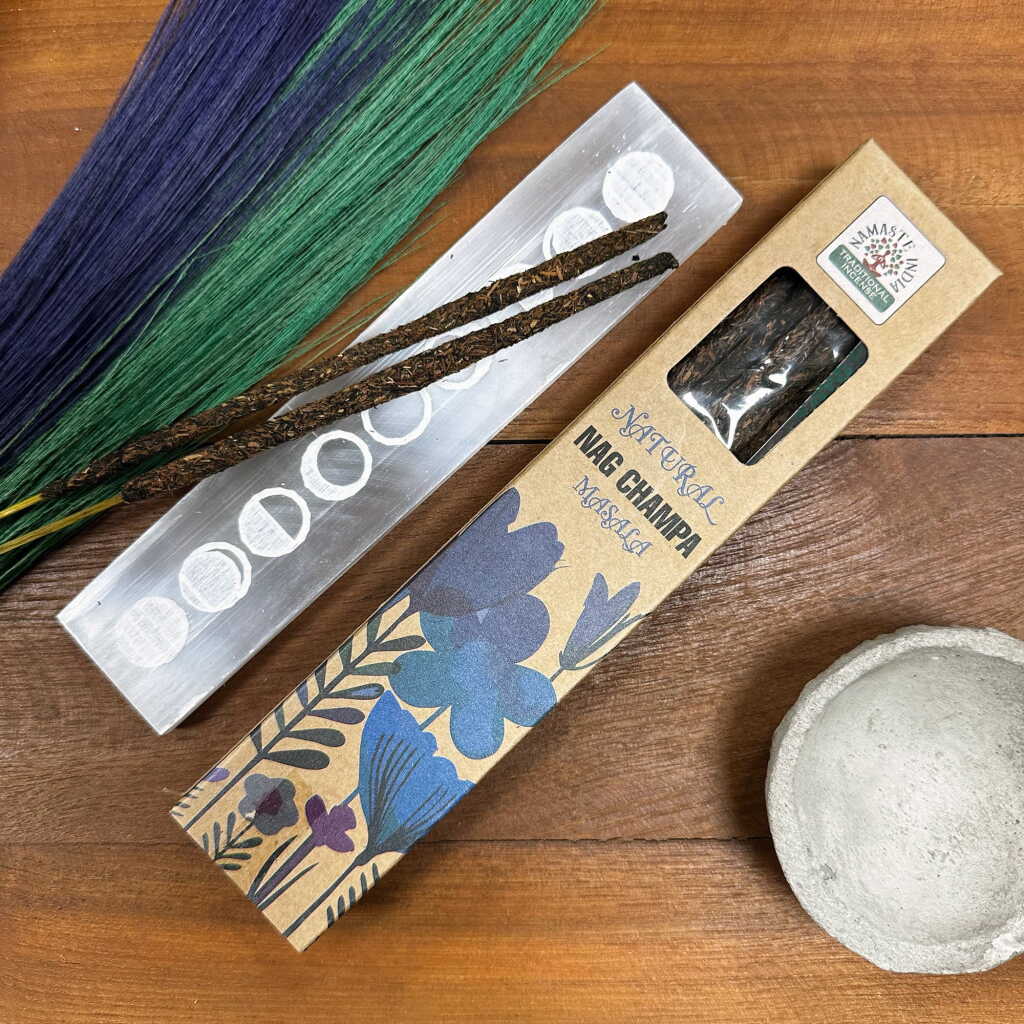 a packet of natural botanical masala incense sticks - Nag Champa