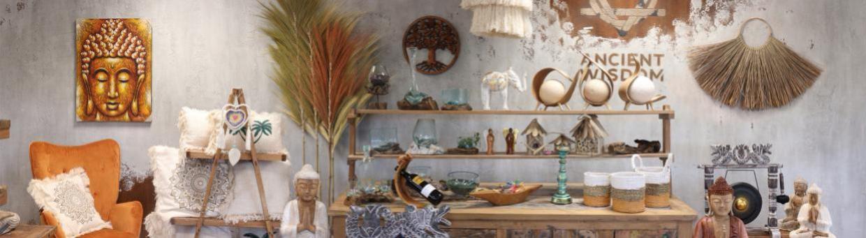 ancient wisdom showroom shelves