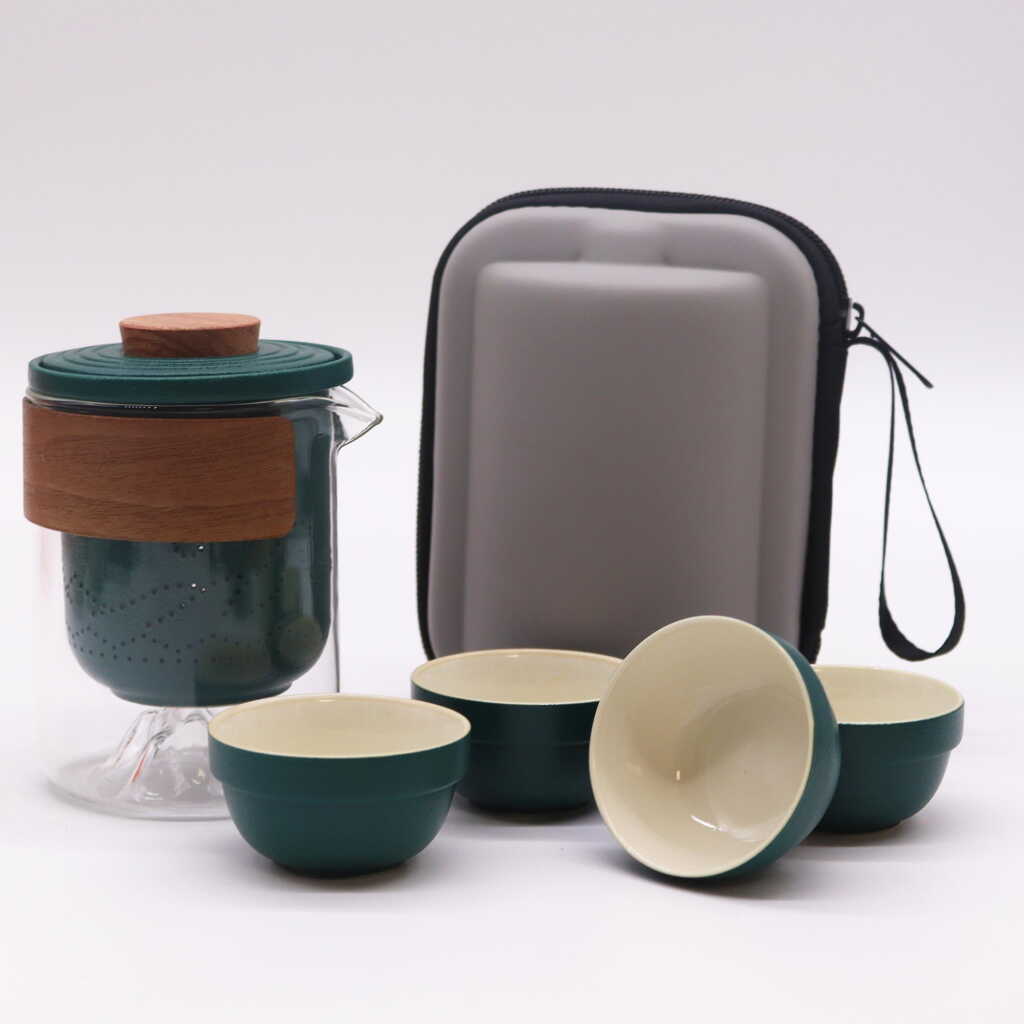 four friends themed teapot set
