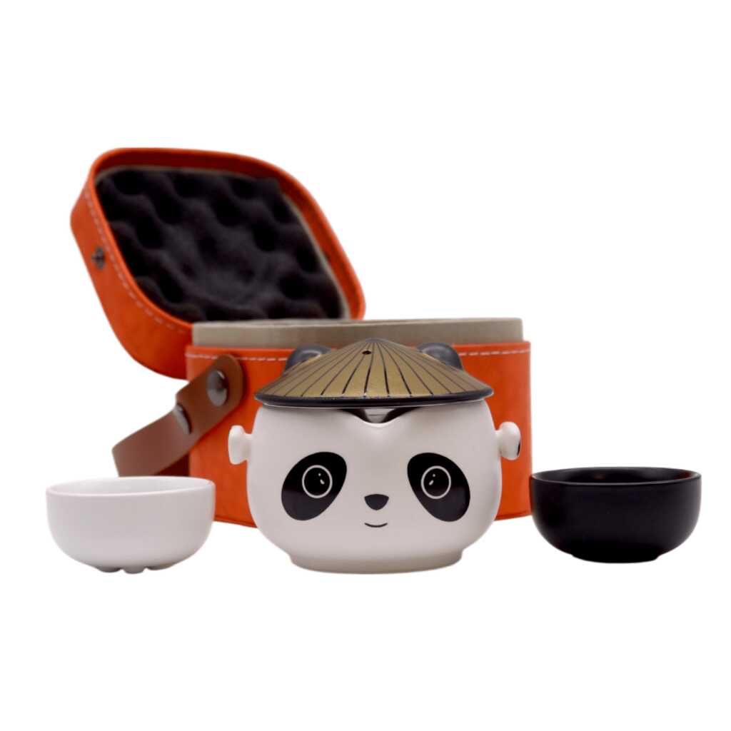 kung fu panda themed teapot set