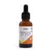 vitamin c face serum in a brown bottle with a pipette