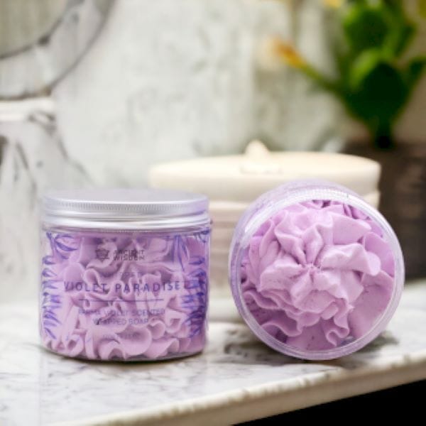 whipped soap - parma violet