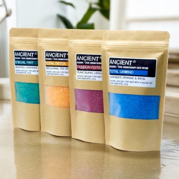4 x 350g packs of bath potion
