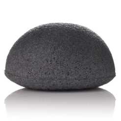 It's charcoal coloured and it's in the shape of a sponge, it is unfragranced.