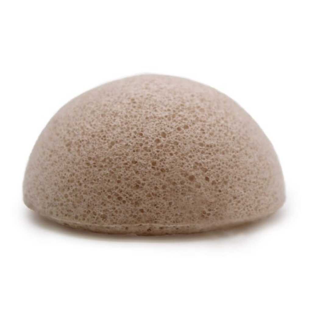 It's a natural colour and it's in the shape of a sponge, unfragranced.