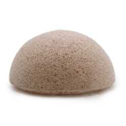 It's a natural colour and it's in the shape of a sponge, unfragranced.
