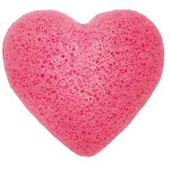 It's rose coloured and it's in the shape of a heart, it is unfragranced.